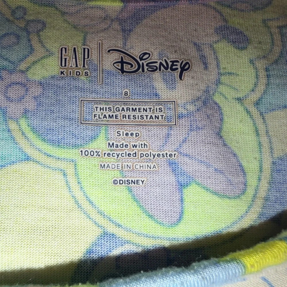 Gap girls Disney size 8 Pastel‎ Minnie Mouse pajamas, pj press, top - Picture 5 of 5